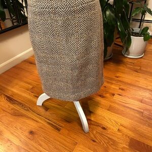 J. Crew Cream Pencil Skirt